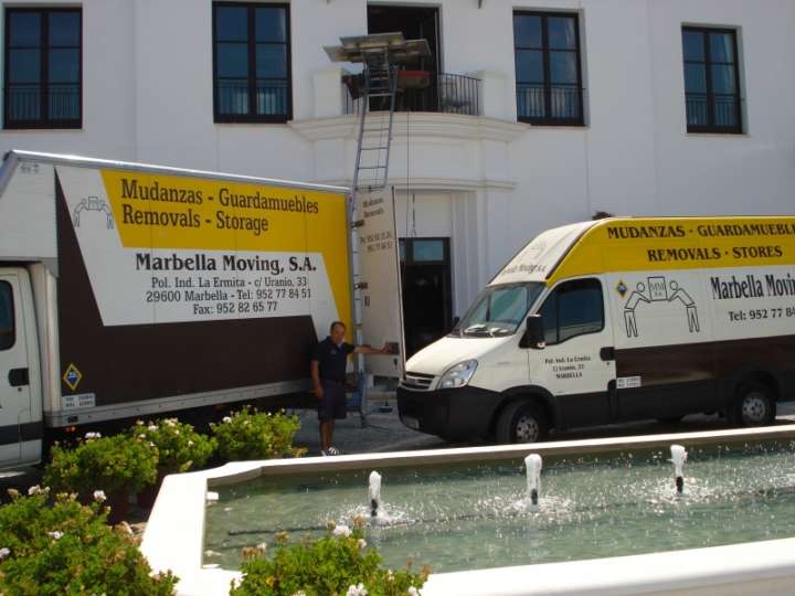 Marbella Moving proceso de mudanza