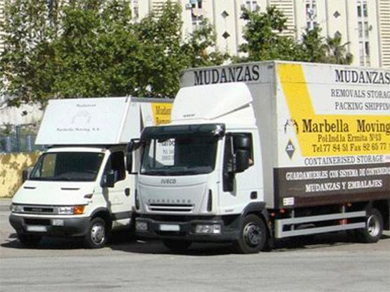 Marbella Moving camión de mudanza
